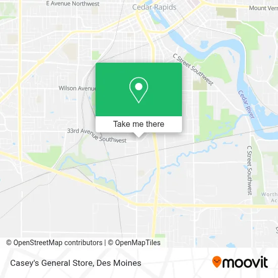 Casey's General Store map