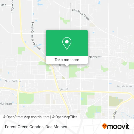 Forest Green Condos map