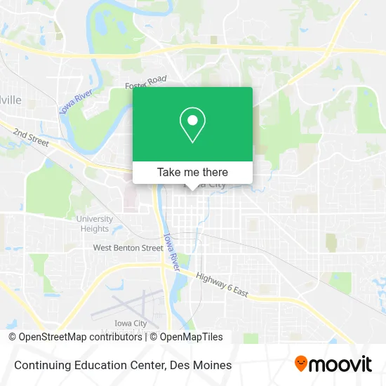 Continuing Education Center map