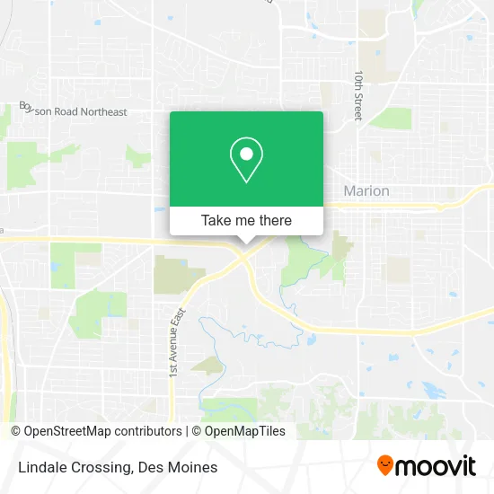 Lindale Crossing map