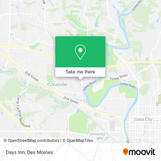 Days Inn map