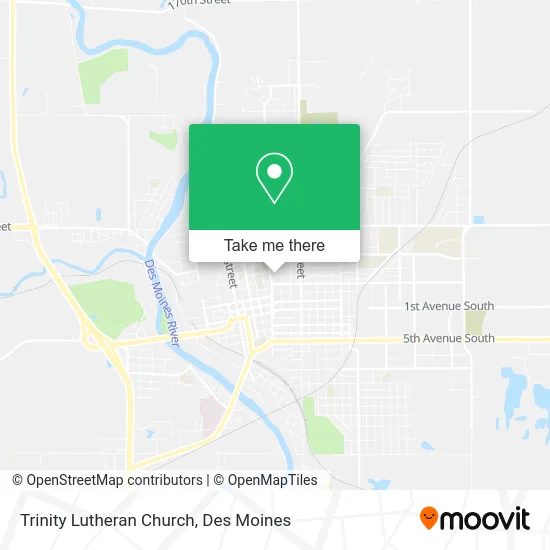 Trinity Lutheran Church map