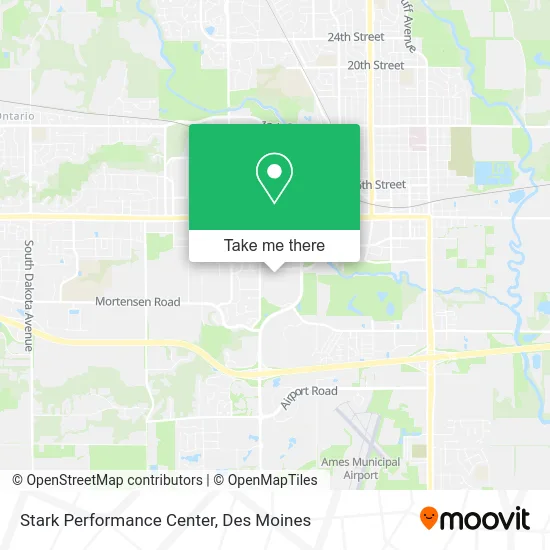 Stark Performance Center map