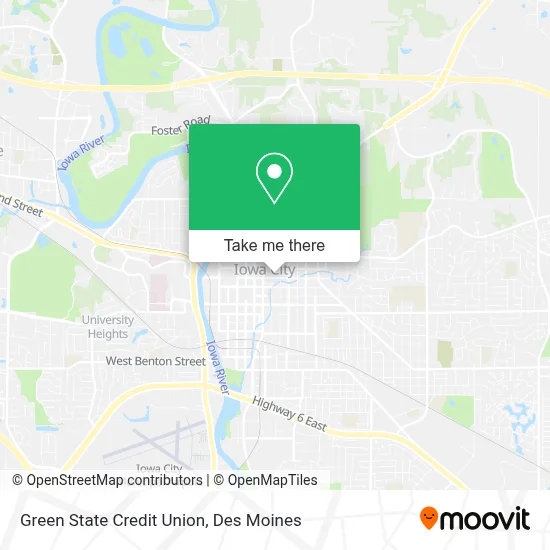 Green State Credit Union map