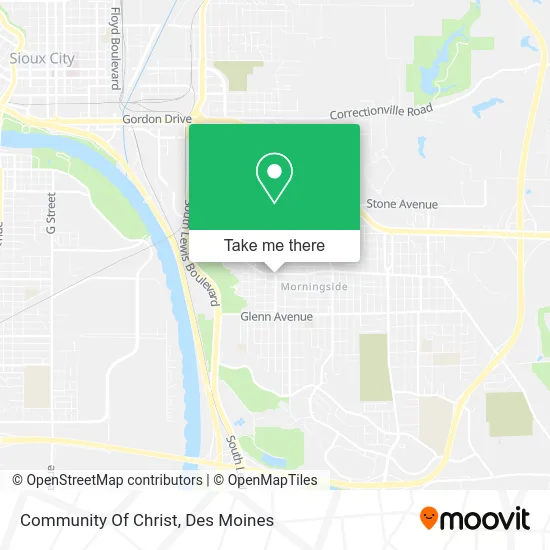 Community Of Christ map