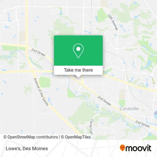 Lowe's map