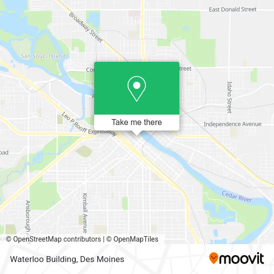 Waterloo Building map