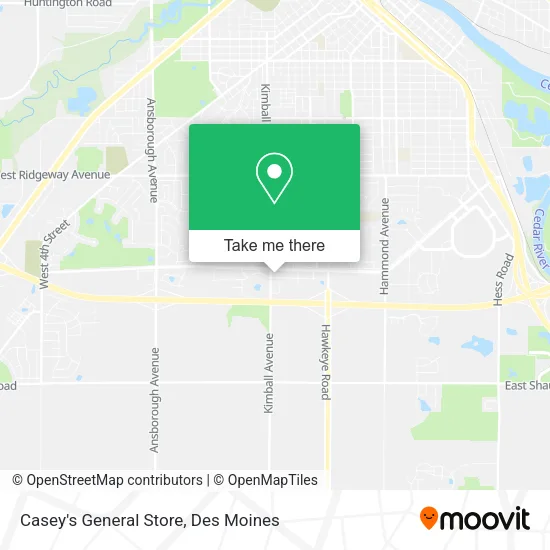 Mapa de Casey's General Store