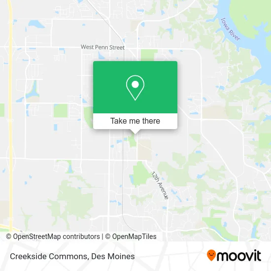 Creekside Commons map