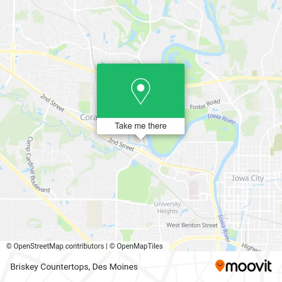 Briskey Countertops map