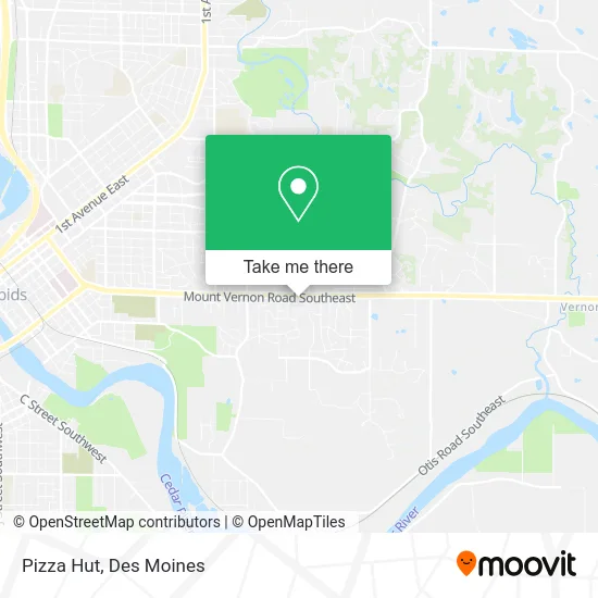 Pizza Hut map