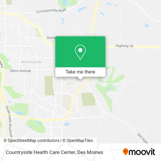 Countryside Health Care Center map