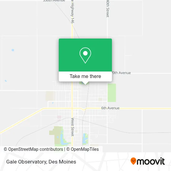Gale Observatory map
