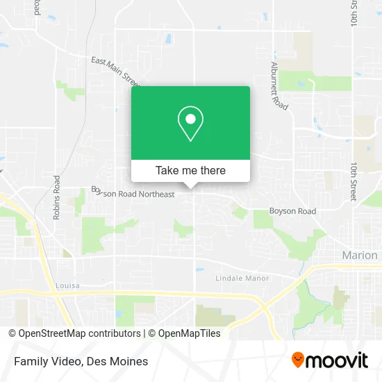Family Video map