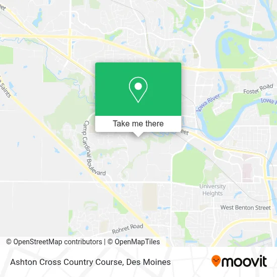 Ashton Cross Country Course map
