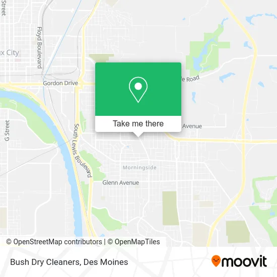 Bush Dry Cleaners map