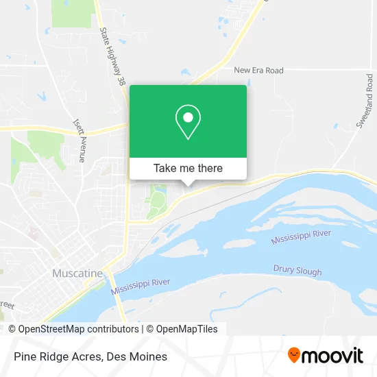 Pine Ridge Acres map