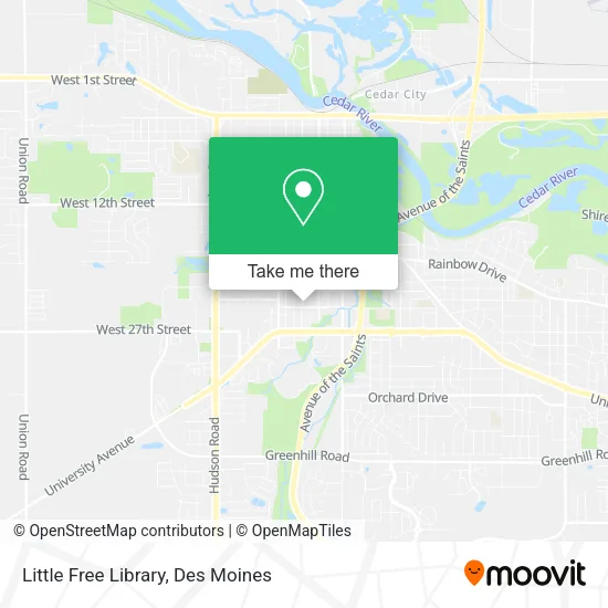 Little Free Library map