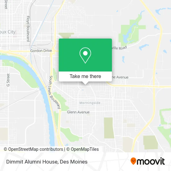 Dimmit Alumni House map