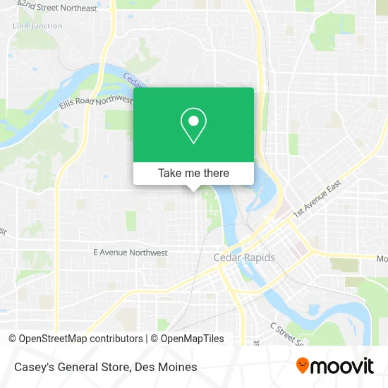 Casey's General Store map