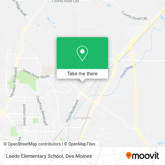 Leeds Elementary School map