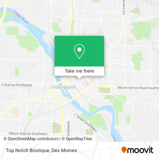 Top Notch Boutique map