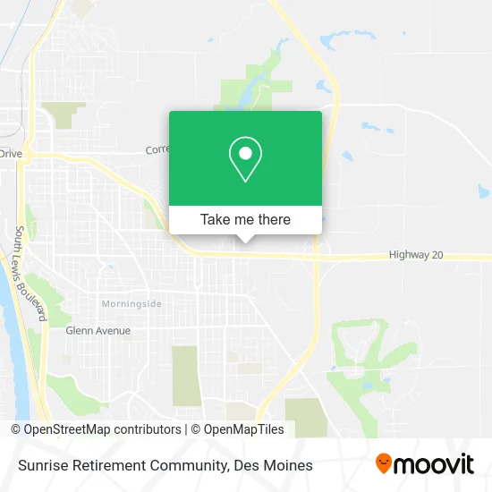 Sunrise Retirement Community map