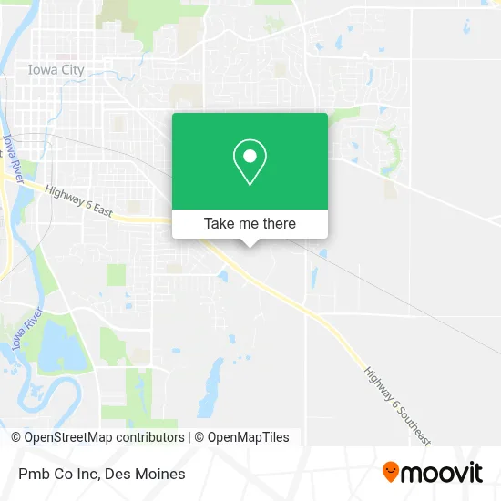 Pmb Co Inc map