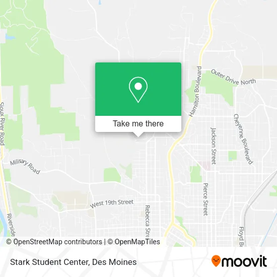 Stark Student Center map