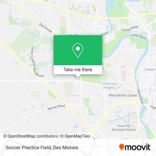 Soccer Practice Field map