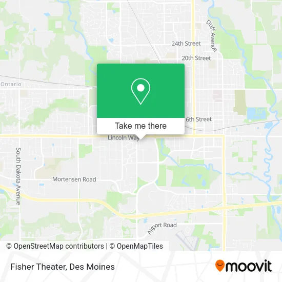 Fisher Theater map