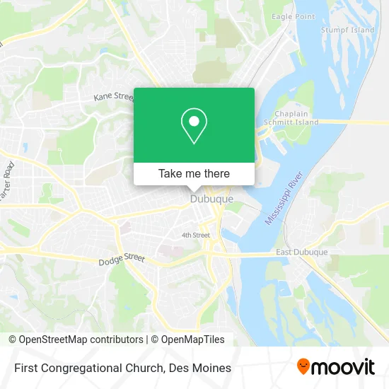 First Congregational Church map