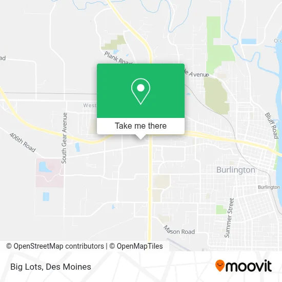 Big Lots map
