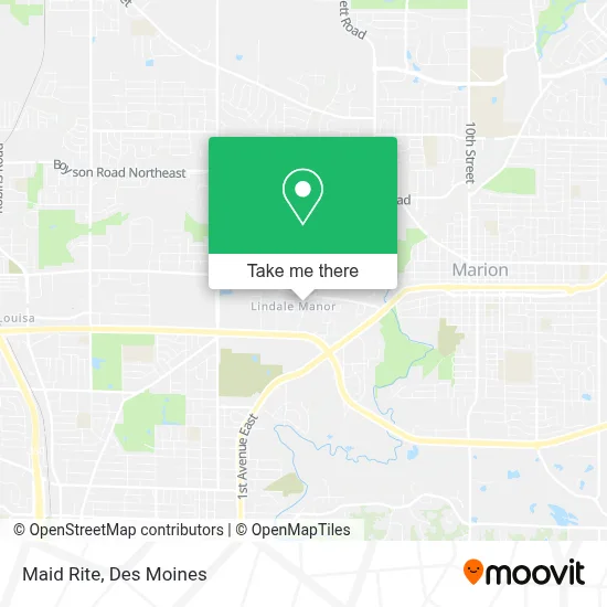 Maid Rite map