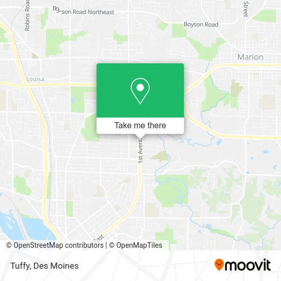 Tuffy map