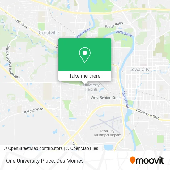 One University Place map