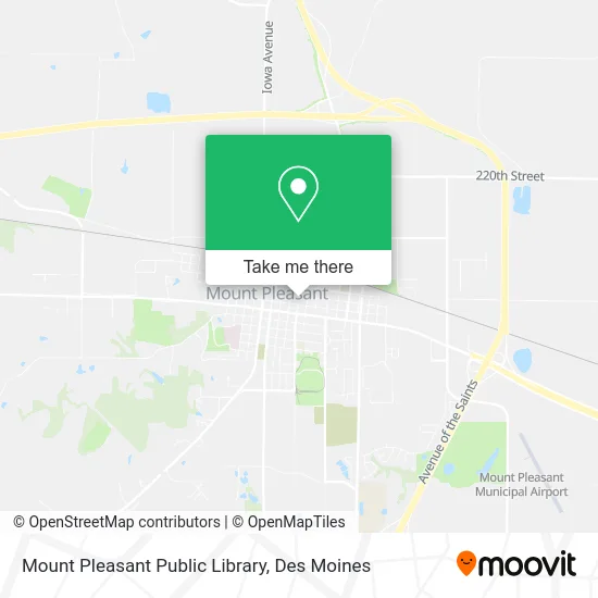 Mount Pleasant Public Library map