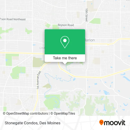 Stonegate Condos map