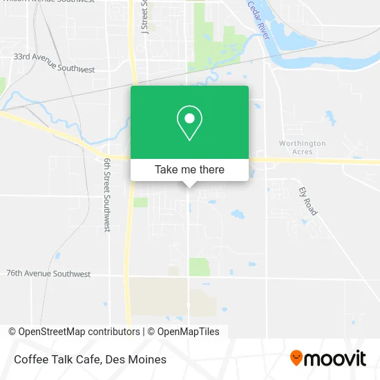 Coffee Talk Cafe map