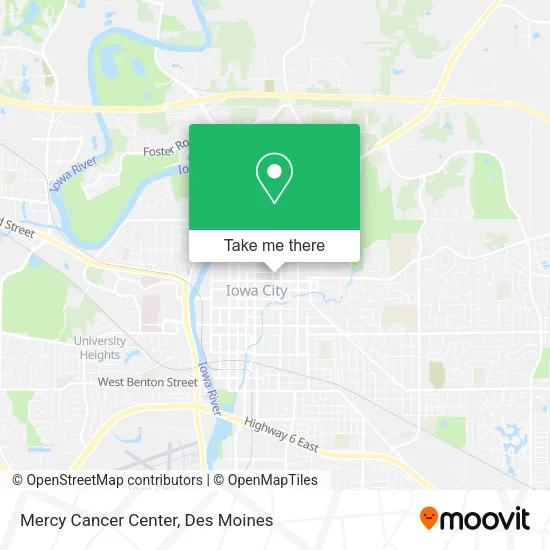 Mercy Cancer Center map