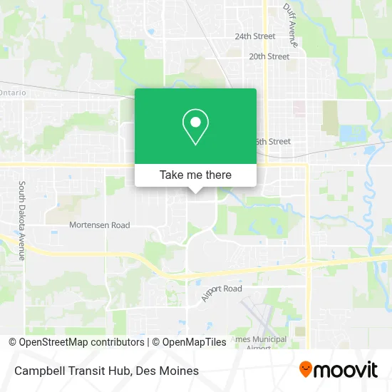 Campbell Transit Hub map