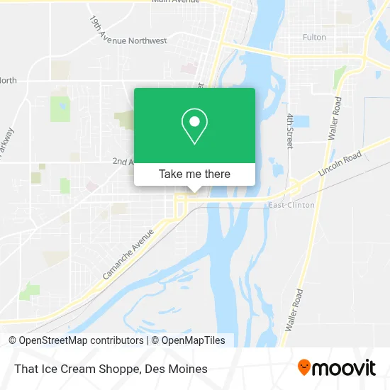 That Ice Cream Shoppe map