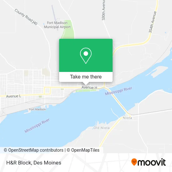 H&R Block map