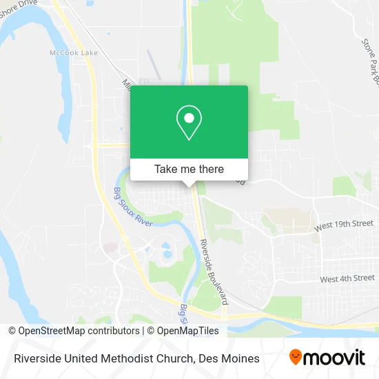 Riverside United Methodist Church map