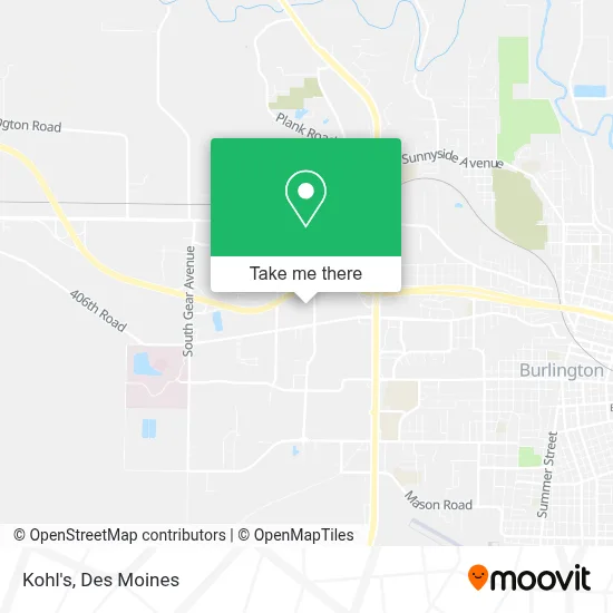 Kohl's map