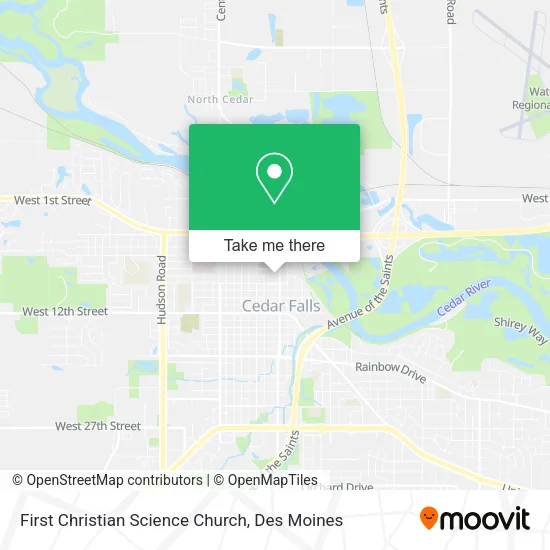 First Christian Science Church map