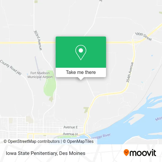 Iowa State Penitentiary map