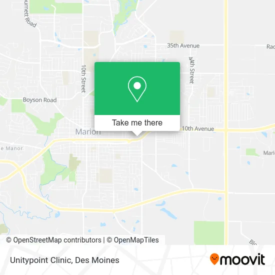 Unitypoint Clinic map