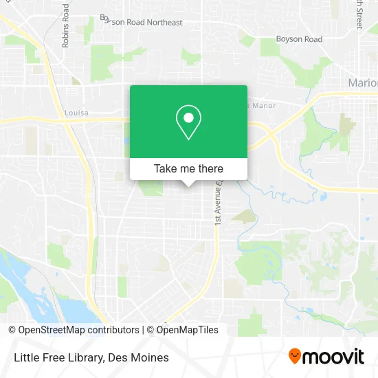 Little Free Library map