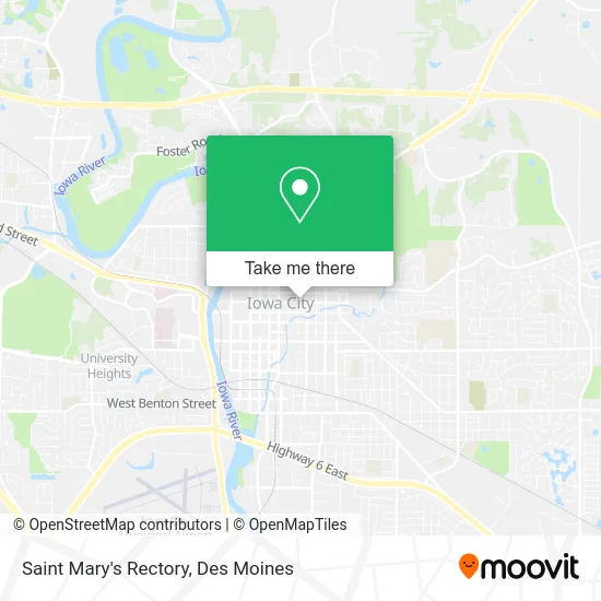 Saint Mary's Rectory map